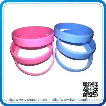 Pulseira de silicone de presente de promoção com logotipo personalizado (HN-SB-002)